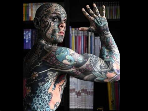 Teacher Covered In Tattoos Banned From School Teacher Covers Entire Body With Tattoos And Turns