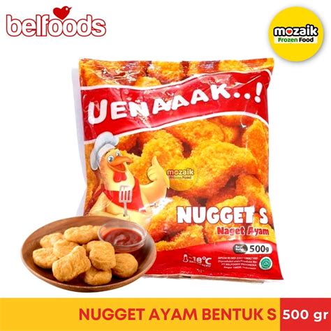 Jual Belfoods Nugget Ayam S Frozen Mart Frozen Food Palembang 500gr