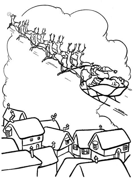 This page has lots of free santa' reindeer coloring pages for kids,parents and teachers for use. Santa And Reindeer Coloring Pages Printable - Coloring Home