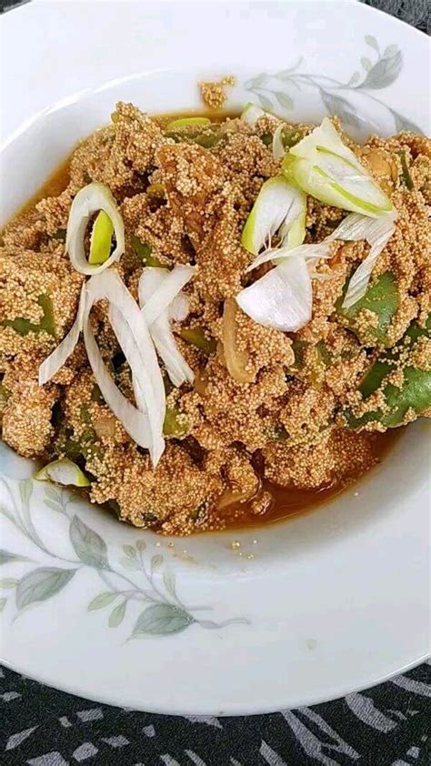 Stir Fried Minced Fish Roe With Chili Miss Chinese Food Recipe In