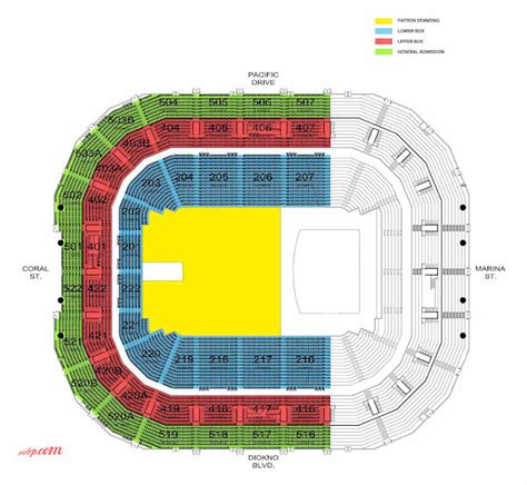 Mall Of Asia Arena Floor Plan