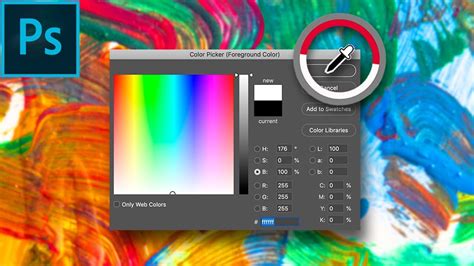 Click on image to get pixel color code. Mastering the Color Picker Tools in Adobe Photoshop CC ...