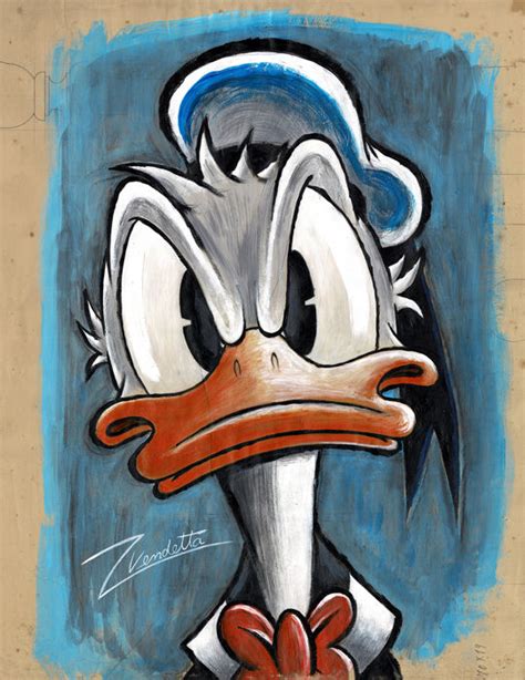 Donald Duck Painting At Paintingvalley Com Explore Collection Of