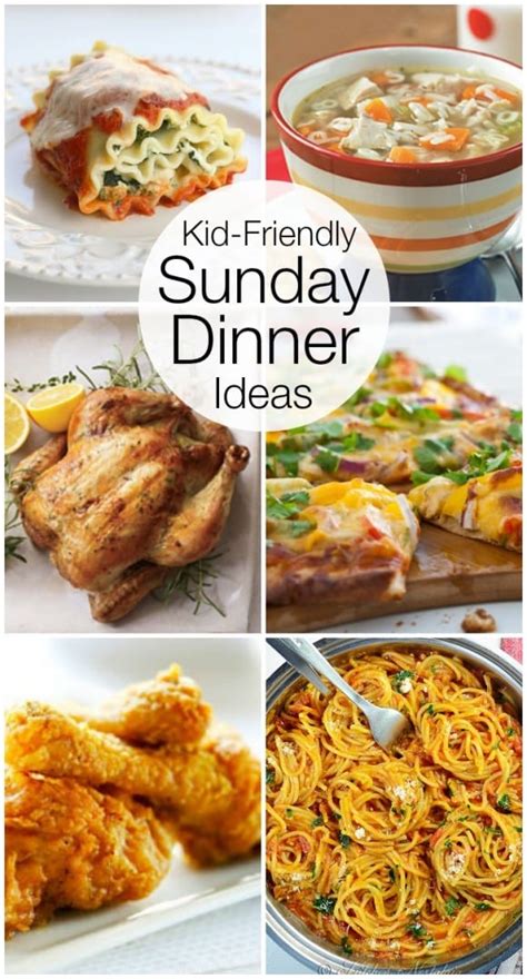 Here are 20 of my favorite sunday dinner recipes. Kid-Friendly Sunday Night Dinner Ideas | Catch My Party