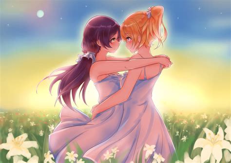 Toujou Nozomi And Ayase Eli Love Live And 1 More Drawn By 14sai