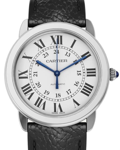 Cartier Ronde Solo De Cartier Mens Watch Automatic Stainless Steel