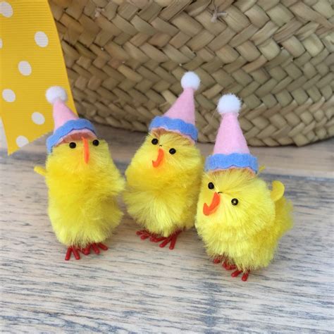 Box Of Six Mini Easter Chicks By Little Ella James
