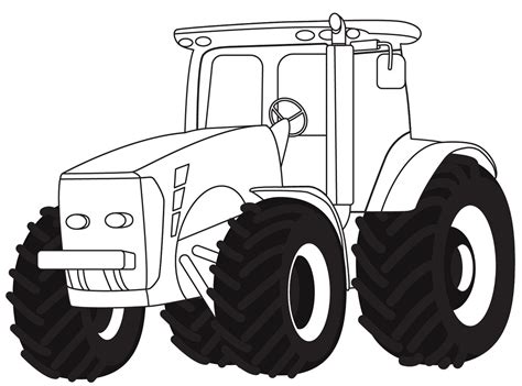 Free Printable Tractor Coloring Pages