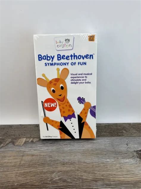 Disney Baby Einstein Baby Beethoven Vhs 2002 New 2499 Picclick