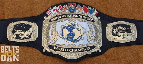 United Wrestling Network World Championship Designed By Me Rival Angels