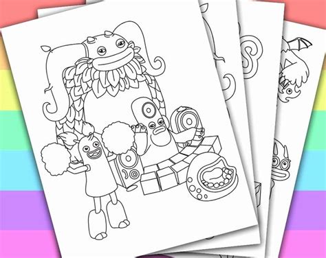 40 My Singing Monsters Coloring Pages