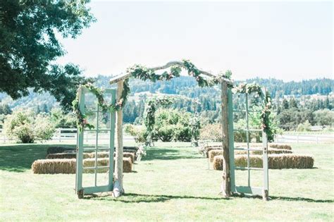 Wedding Arch Country Wedding Arches Burlap Wedding Arch Winter
