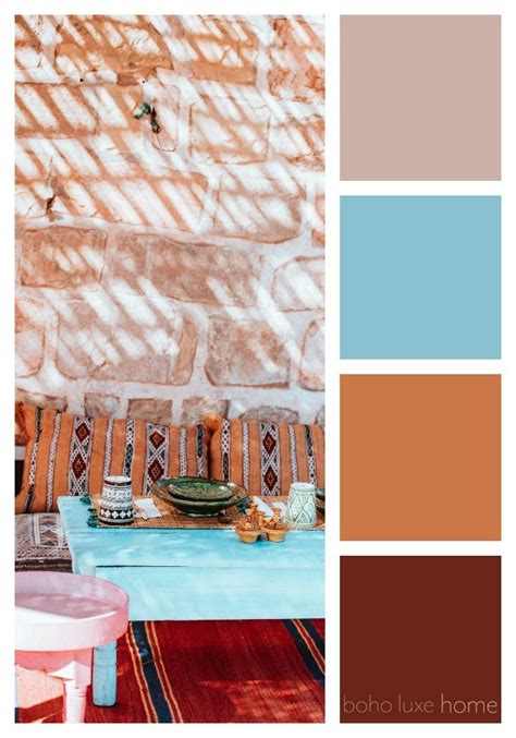 38 Color Palettes Inspired By Morocco Boho Luxe Home Moroccan Color