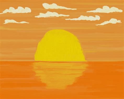 √ Drawings Of A Sunset