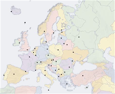 30 Europe Countries And Capitals Map Online Map Around The World