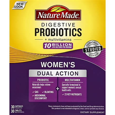 Nature Made Digestive Probiotics 60 Ea Vitamins And Supplements