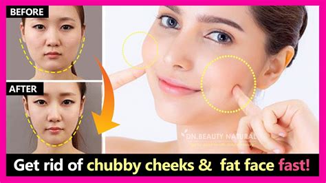 fast result get rid of chubby cheeks fat face make face slim down round face with 4 easy