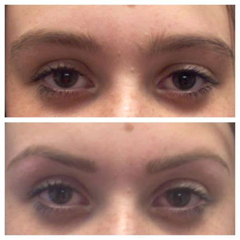I personally think that having very arched eyebrows (more than in the picture above) actually ages faces, because older women getting facelifts often end up with lifted and arched eyebrows, so. Another BBT - This TBL Clients eyebrows are naturally ...