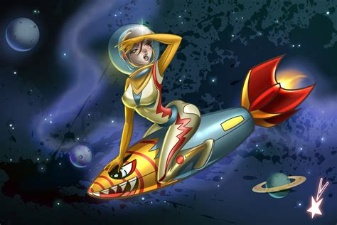 Space Pin Up By Victoria Star On Deviantart