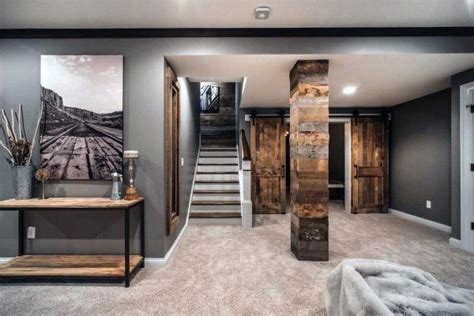 54 Creative Rustic Basement Ideas For Your Home In 2024 Rustic
