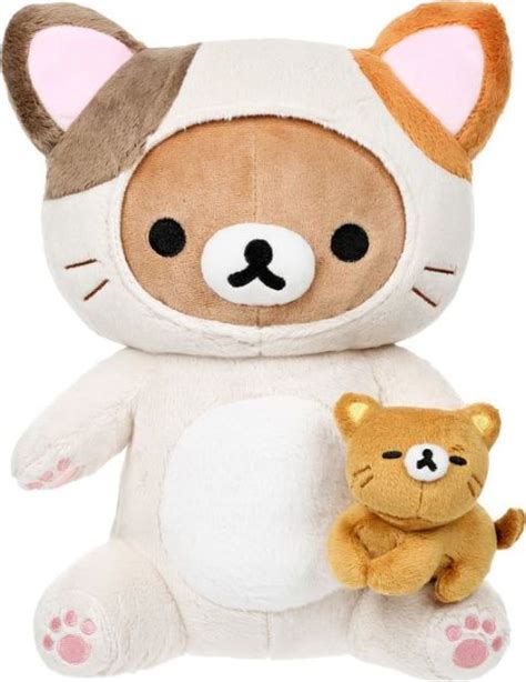 Rilakkuma™ Is Wearing A Full Body Calico Cat Costume With A Cute Tail