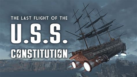 The ship is quite a sight, as few have seen a colonial era warship stuck on top of a building. The Last Flight of the U.S.S. Constitution - Fallout 4 ...