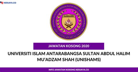 Universiti sultan azlan shah) (usas) is a private university in malaysia. Jawatan Kosong Terkini Universiti Islam Antarabangsa ...