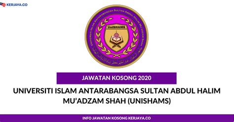 Dari segi pasaran kerja atau 'job market' pula, lulusan graduan kolej universiti islam sultan azlan shah mempunyai peluang yang tinggi untuk bekerja sama ada di sektor awam dan swasta memandangkan graduan kuisas memiliki pengiktirafan daripada (jpa). Jawatan Kosong Terkini Universiti Islam Antarabangsa ...