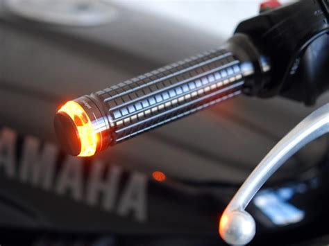 Shop the best motorcycle turn signals and find high quality discounted aftermarket parts at j&p cycles. m-Blaze Disc Bar End LED Turn Signal by Motogadget (MG600201x)