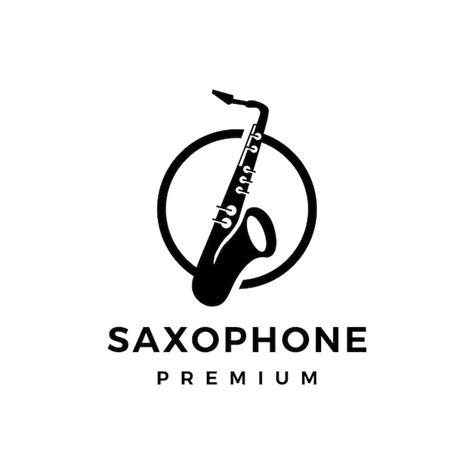 Premium Vector Saxophone Logo Vector Icon Illustration