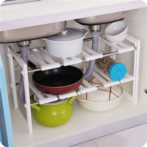 Whether you are searching for inspiration and design tips for your kitchen or looking for some expert advice, you can find it all here. Under Sink 2 Tier Expandable Adjustable Kitchen Cabinet ...