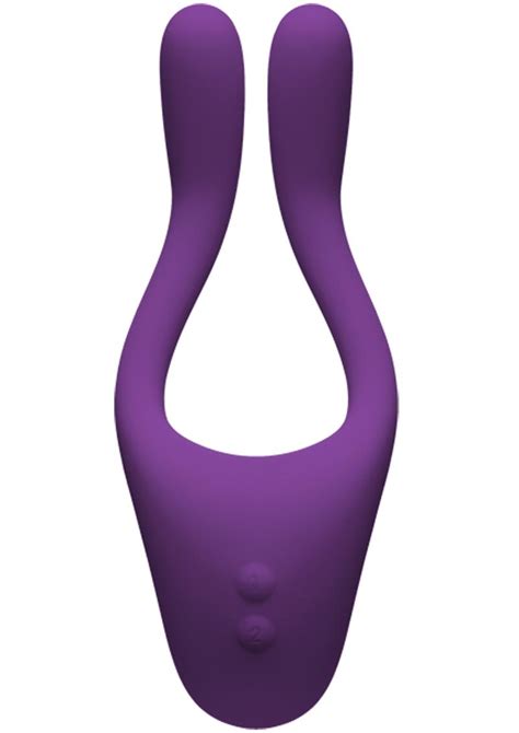 Tryst V2 Bendable With Remote Control Vibrating Silicone Massager Purp