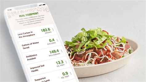 Chipotle Real Foodprint Tracker See How Your Order Impacts The