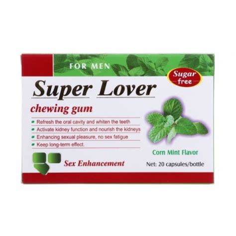 super lover chewing gum sex enhancement for men