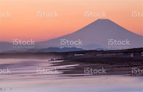 Mountain Fuji Stock Photo Download Image Now Beach Chigasaki Mt