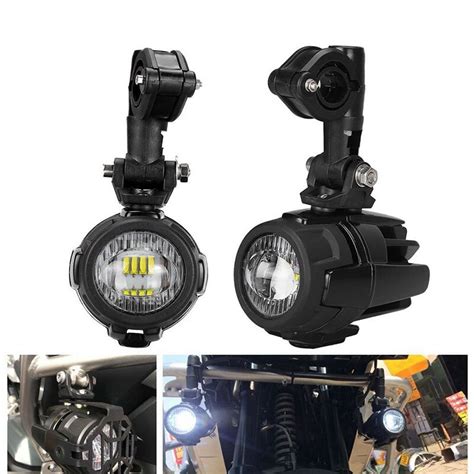 40w Motorcycle Led Auxiliary Light 6000k With Protect Gurard Bumper Led