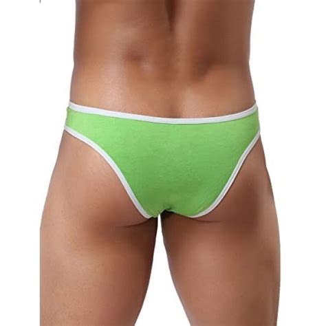 Ikingsky Mens Low Rise Modal Bikini Briefs Sexy Brazilian Back Mens Underwear At Mens Clothing