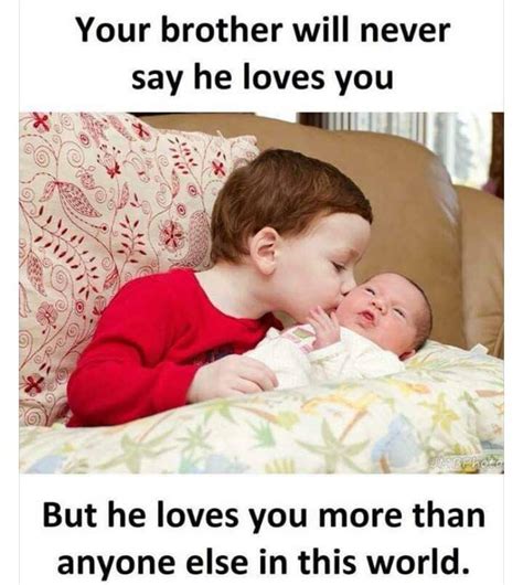 He can be your protector or he. Pin by Haͥmͣzⷨa on Collection | Brother quotes funny, Sister quotes funny, Funny baby quotes