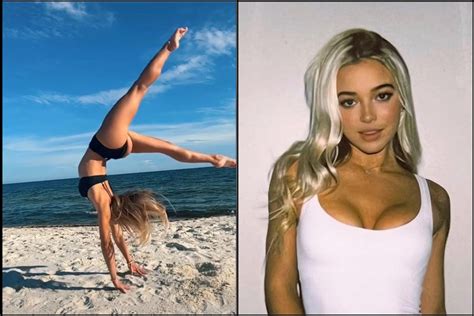 Lsus Olivia Dunne Goes Viral Showing Off Thick Thighs And Booty In Beach Gymnastics Video In