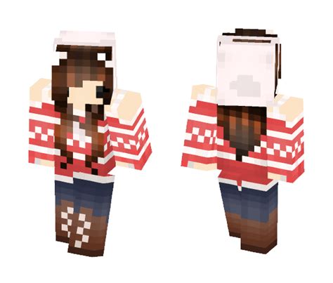 Download Christmas Girl Chibi Minecraft Skin For Free