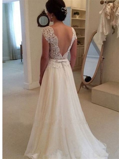 Wedding dresses galina wedding dress short sleeve wedding dress boho wedding dress lace wedding dress cap sleeves bridal dresses short sleeve bridal comprar 2019 wedding dresses a line chapel train tulle sleeveless xa0f7f4 baratos en línea, por tiempo limitado, de alta calidad. Lace Wedding Dress, Cap Sleeve Wedding Dress, A-line ...