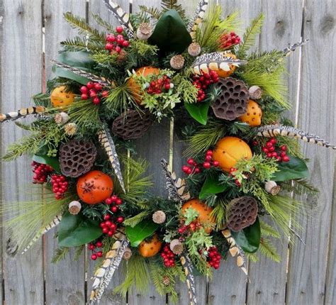 Fruit Holiday Christmas Wreath Williamsburg Style Etsy Christmas