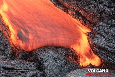 Kilauea Volcano Hawaii Lava Flows March 2017 Fast Moving