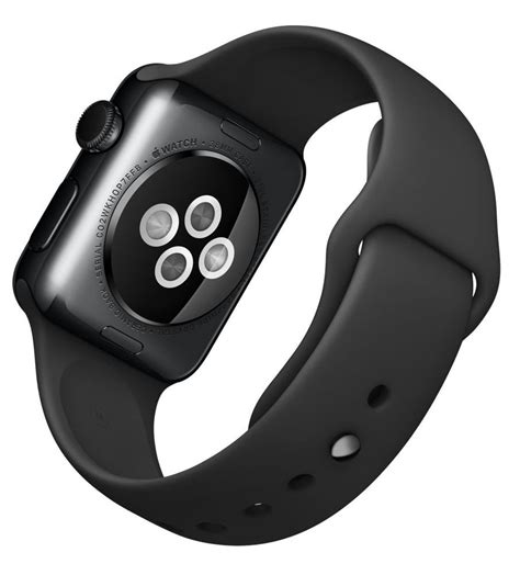 Apple Watch Series 2 38mm Space Black With Black Sport Band Mp492