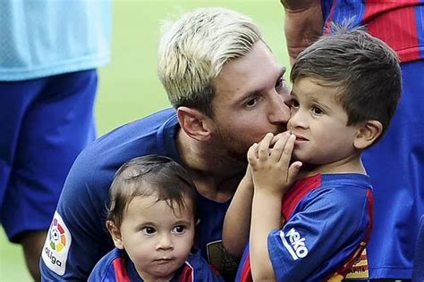 Lionel Messi Luis Suarez And Gerard Piques Kids Begin Careers With