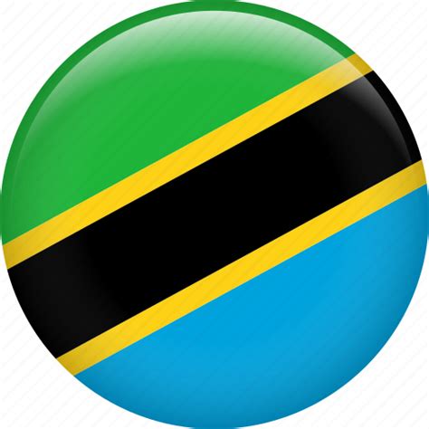 Tanzania Country Flag National Nation Icon Download On Iconfinder