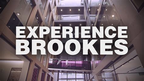 Experience Brookes Youtube