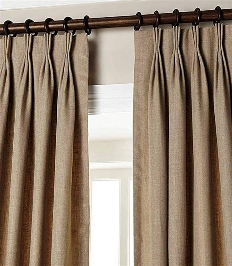 Silk N Drapes And More 100 Linen Pinch Pleated Lined