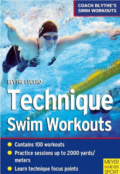 Technique Swim Workouts Cardinal Publishers Group Swimming Workout Swim Technique Swimming