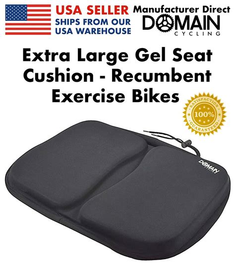 Extra Large Recumbent Exercise Bike Gel Seat Cushion Cover Stationary Bicycles 718194975614 Ebay